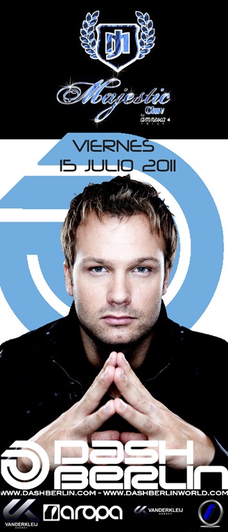 Boletos para Dash Berlin Julio&nbsp;2011