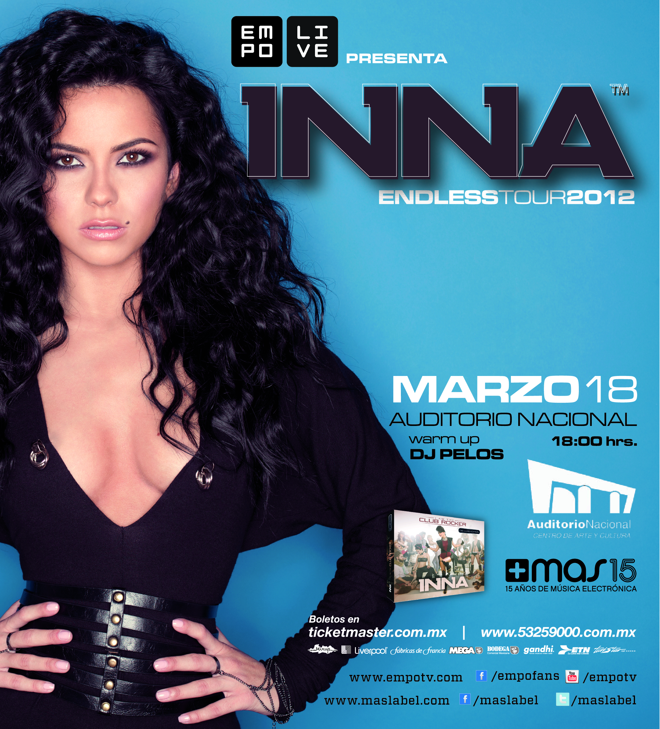 Inna en México 2012
