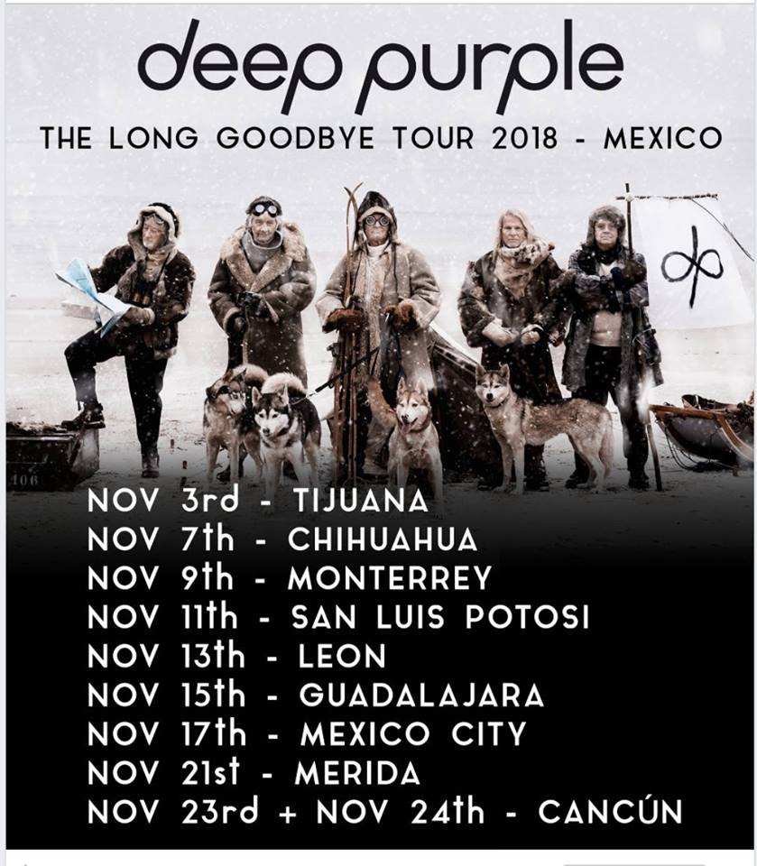 Eddie Trunk: Deep Purple The Long Goodbye Tour México.
